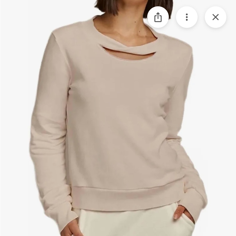 Lanston Twist Neck Pullover Sweatshirt -NWT